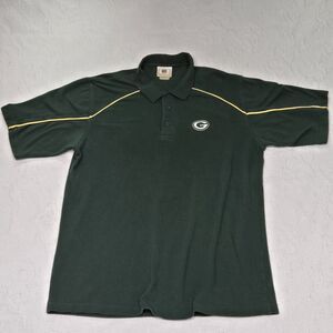 NFL Officially Licensed Green Bay Packers Collared Shirt Mens XL Embroidered
